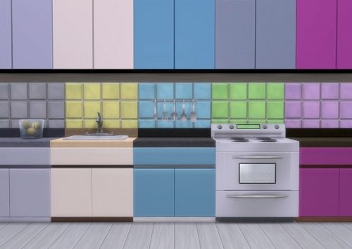 Kitchen Backsplash Simple Tile by rynnmenner at Mod The Sims
