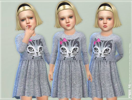Kitty Dress for Toddler