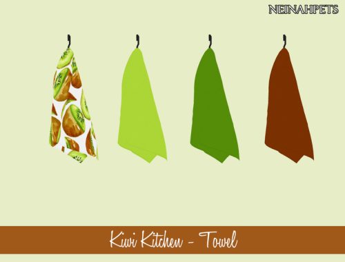 Kiwi Kitchen Decor {Mesh Required}