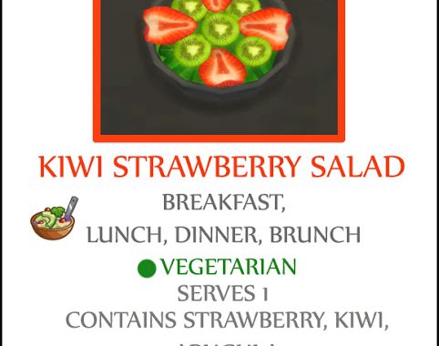 KIWI STRAWBERRY SALAD at Icemunmun