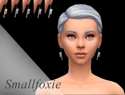 Knife earrings