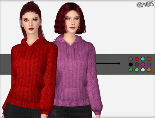 Knit Hoodie [Female]