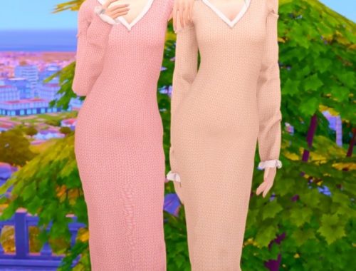 Knit Long dress at RIMINGs