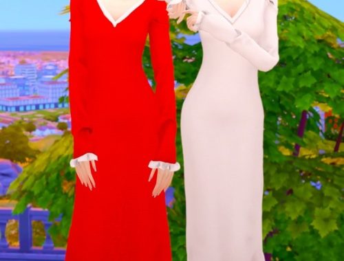Knit Long dress at RIMINGs