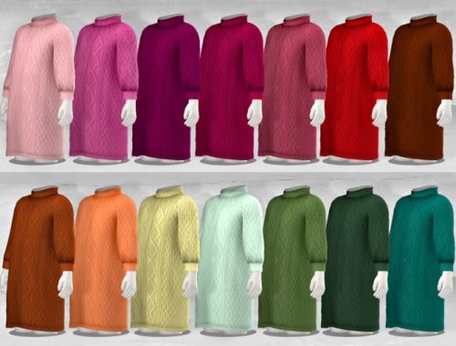 Knit Sweater Dress #10 at TØMMERAAS