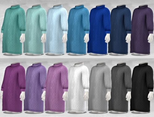 Knit Sweater Dress #10 at TØMMERAAS
