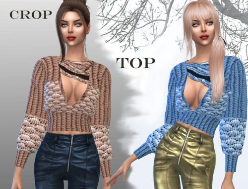 Knitted CropTop