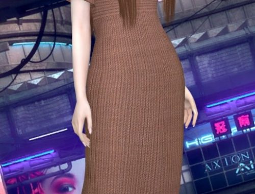 Knitted dress at Jenni Sims