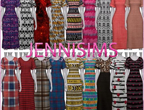 Knitted dress at Jenni Sims