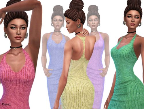 Knitted Midi Summer Dress