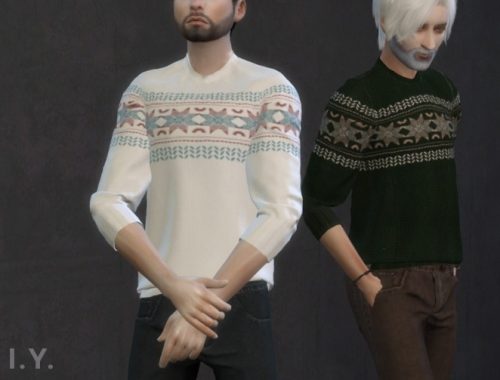 Knitted winter sweater at IdentifyYourself