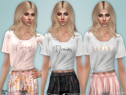 Knotted PJ Shirt