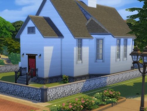 Kyrkja – The Church at KyriaT’s Sims 4 World