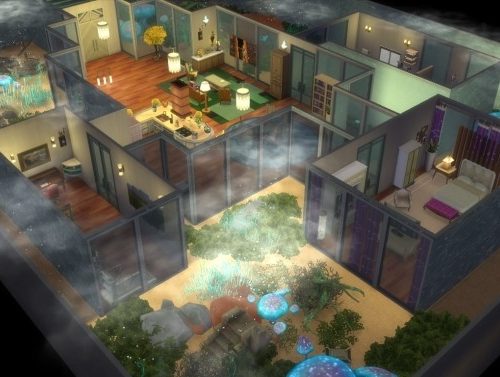 LA CALIPSO underwater house by Chris34 at L’UniverSims