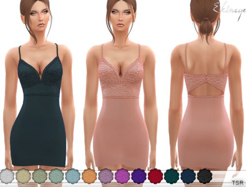 Lace Backless Bodycon Dress