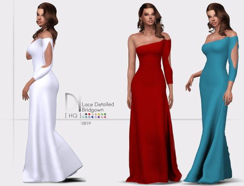 Lace Detailed Bridgown