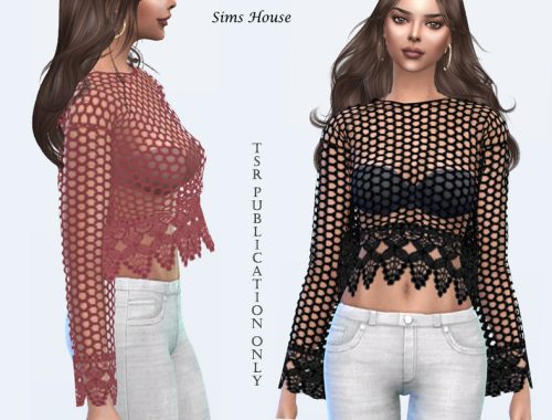 Lace Knitted Blouse