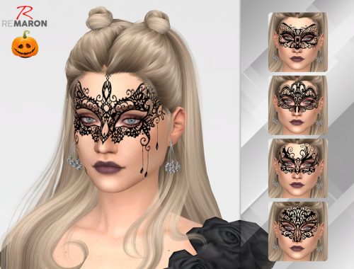 Lace Mask - Halloween 01