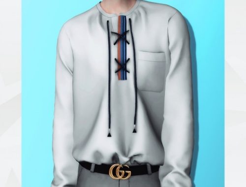 Lace-Up Shirt at Gorilla