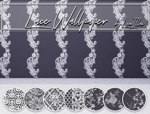 Lace wallpaper [TS4]