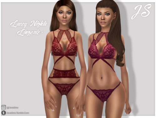 Lacey Nights (Lingerie Set)