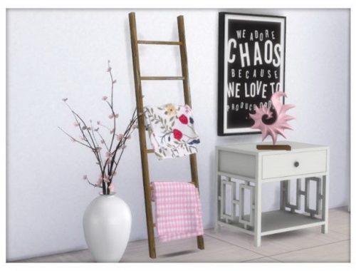 Ladder & Blanket by Oldbox at All 4 Sims