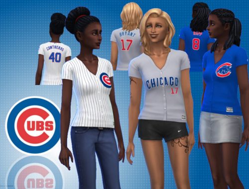 Ladies Chicago Cubs jerseys