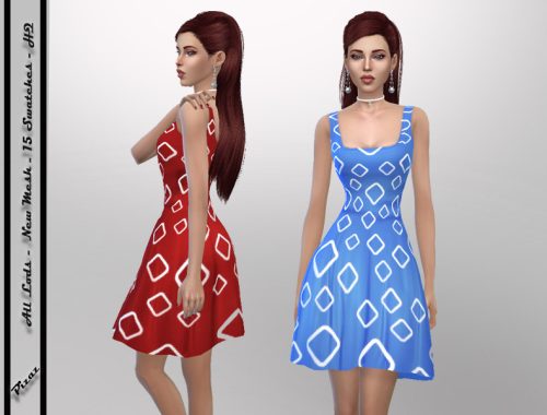 Ladies dress v-203