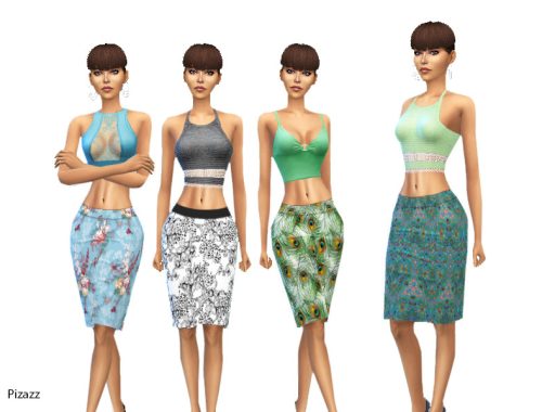 Ladies Printed Skirts