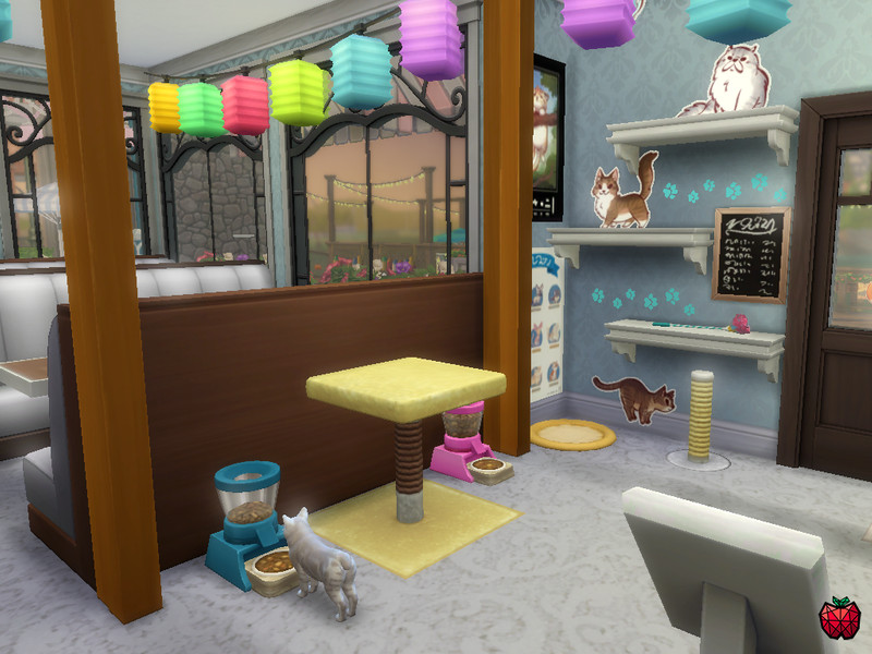 Lady Purr Purr - Cat Cafe - NO CC - The Sims 4 Catalog