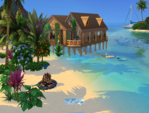 Lagoon Beach Hut