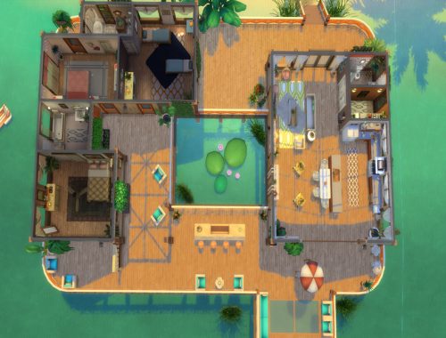 Lagoon Beach Hut