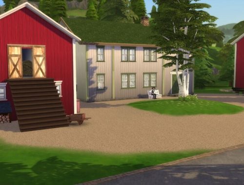 Landsem prestegard (Landsem parsonage) at KyriaT’s Sims 4 World