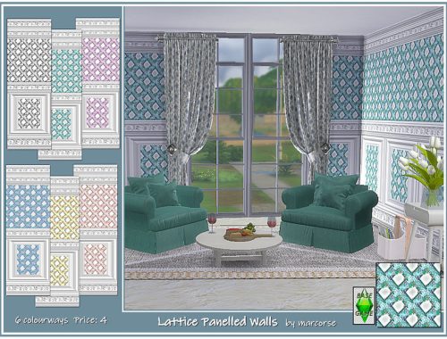 Lattice Panelled Walls by marcorse
