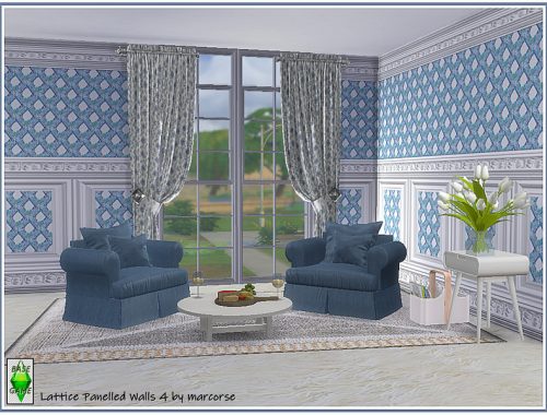 Lattice Panelled Walls by marcorse