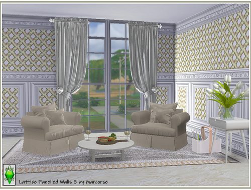 Lattice Panelled Walls by marcorse