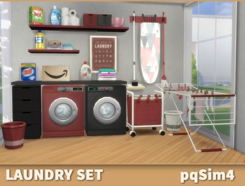 Laundry Set at pqSims4