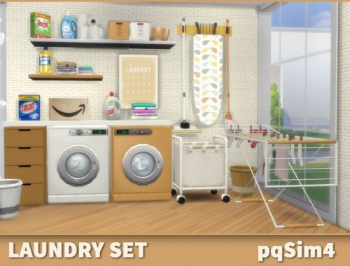 Laundry Set at pqSims4