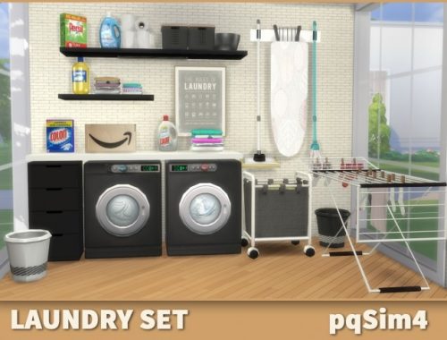 Laundry Set at pqSims4