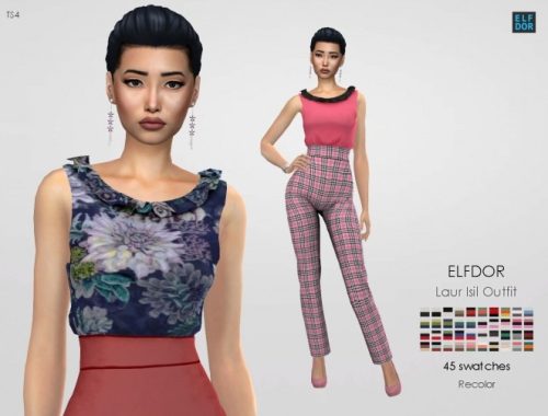 Laur Isil Outfit RC at Elfdor Sims