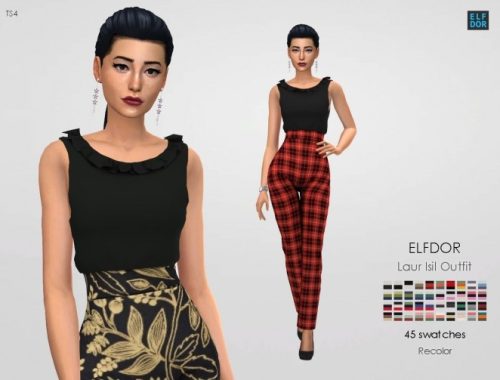 Laur Isil Outfit RC at Elfdor Sims