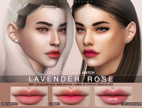 Lavender Rose DIY Lipstick N201