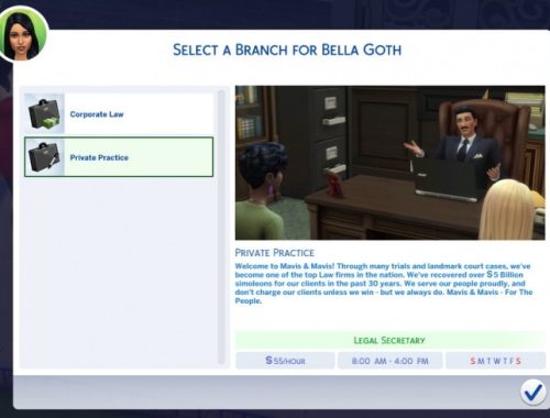 Law Career (Lite) by Ant103010 at Mod The Sims