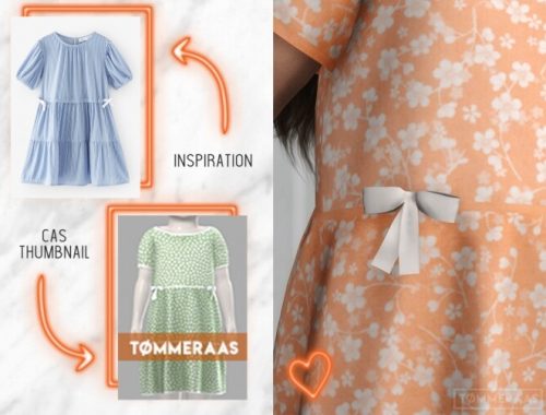 Layered Bow Dress #15 at TØMMERAAS