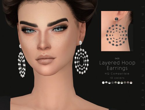 Layered Hoops Earrings
