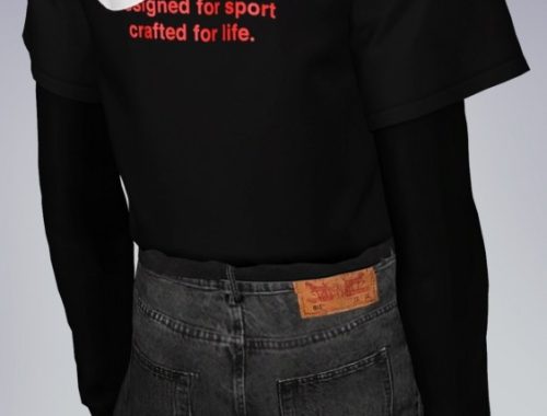 Layered T-shirts With Turtleneck at Rona Sims