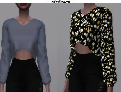 Lazy Drop-cut Top