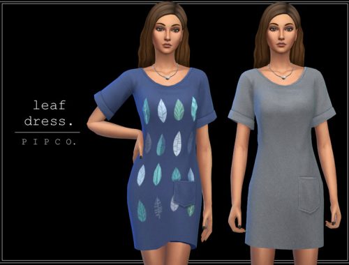 leaf dress.