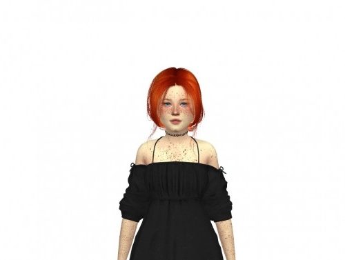 LEAH LILLITH BREATHIN HAIR KIDS AND TODDLER VERSION by Thiago Mitchell at REDHEADSIMS