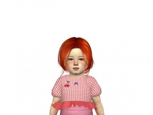 LEAH LILLITH BREATHIN HAIR KIDS AND TODDLER VERSION by Thiago Mitchell at REDHEADSIMS